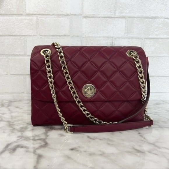Kate Spade Natalia Medium Flap Chain Shoulder Bag Crossbody - Picture 1 of 10